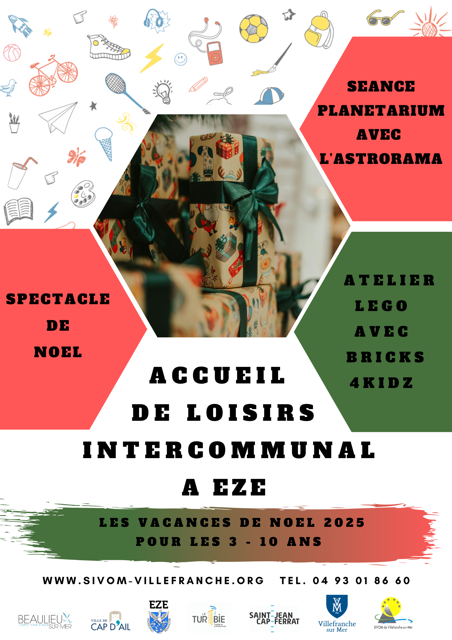 AFFICHE EZE VACANCES NOEL 2025