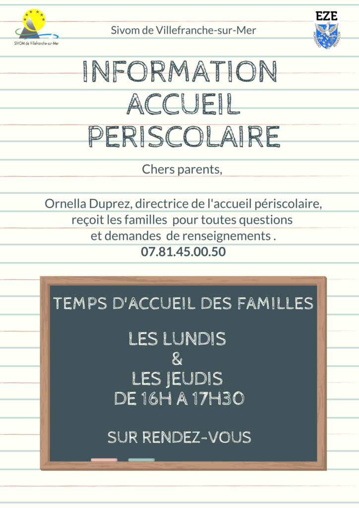 INFORMATIIONS ACCUEIL PERISCOLAIRE GIANTON 724x1024